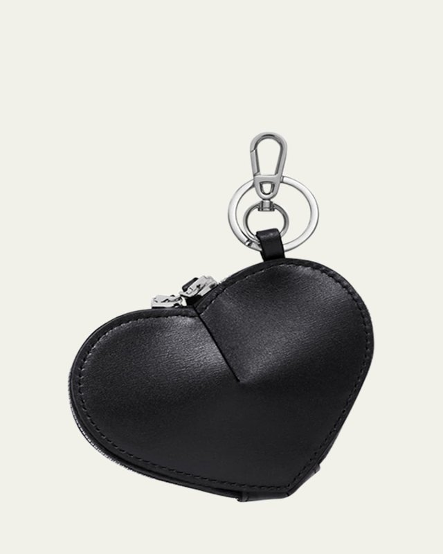 Le Coeur Mini Charm in Leather